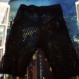 Unbranded Fishnet High Waisted Shorts